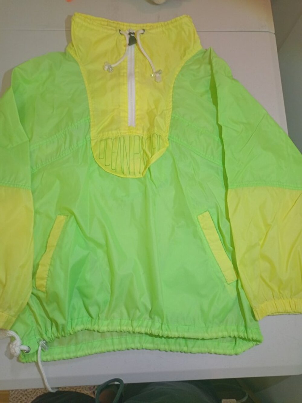 Ocean Pacific True Vintage 80's 90's Windbreaker Rain Coat Jacket Adult Medium